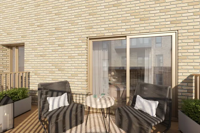 Plot 3075 Beaufort Park Origin Balcony Still Interior