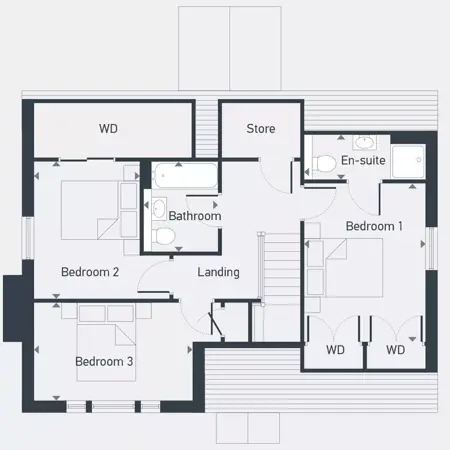 Berryhill First Floor Floorplan