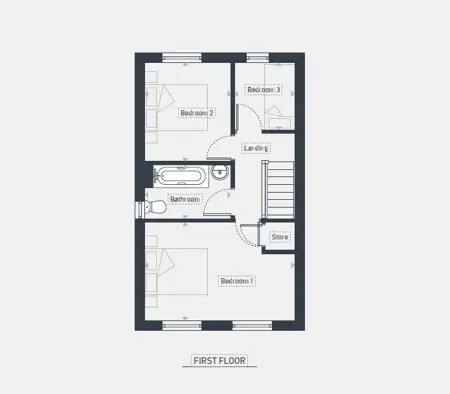 First Floor Cornflower Floor Plan