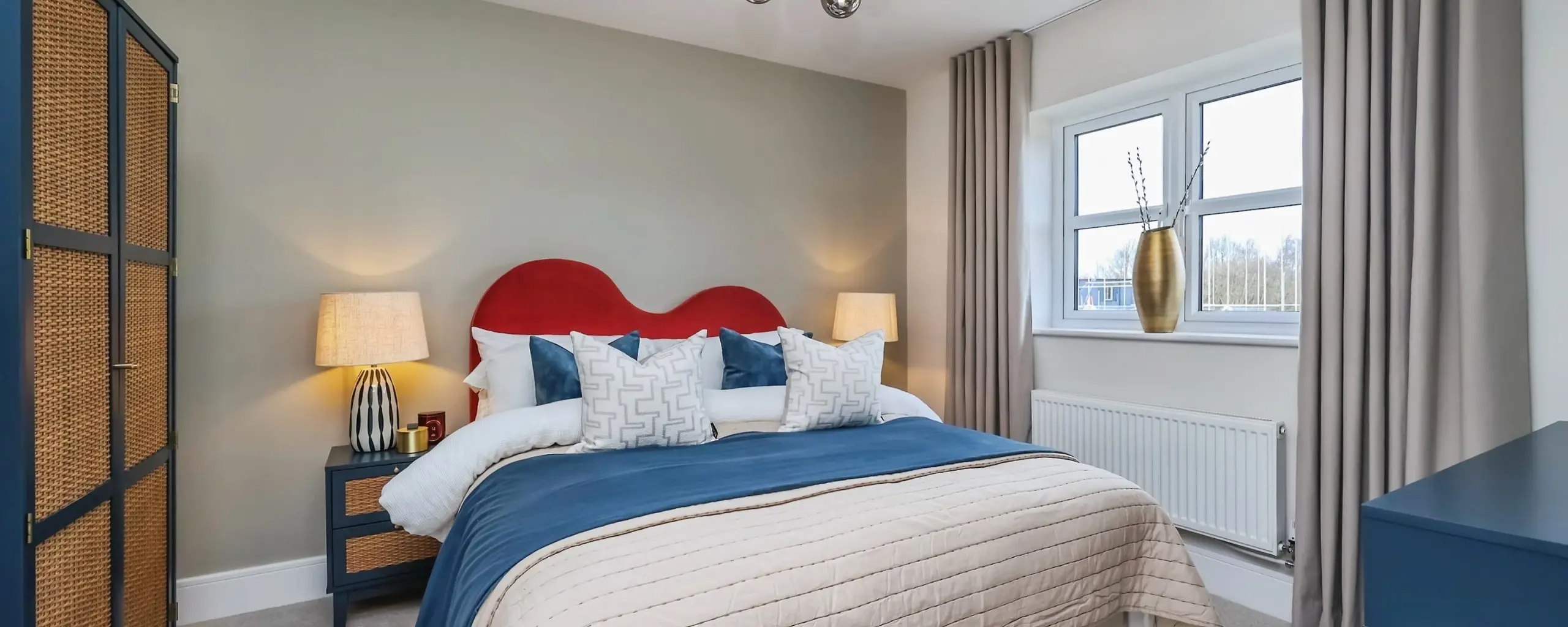 The Pottery Show Home Double Bedroom