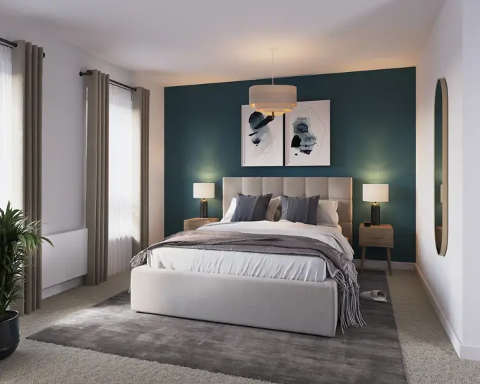 Meadowside Stonestratford Master Bedroom