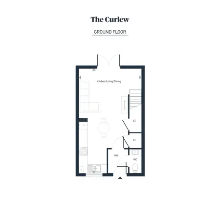 PFP Earls Croft Floorplans The Curlew GF