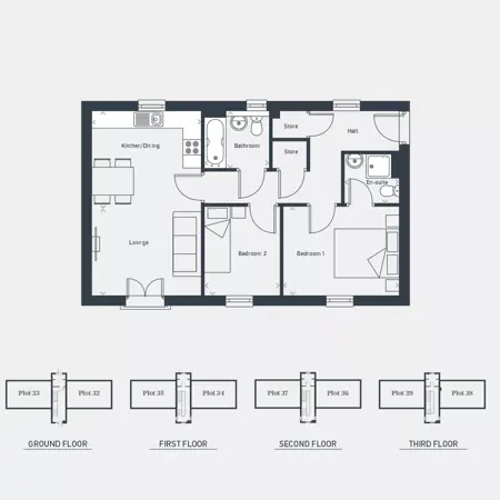 The Kurne Apartments Ground Floor