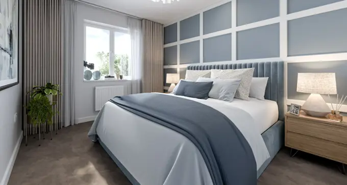 Jackdaw Typical Double Bedroom