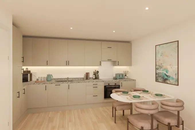 Plot 3075 Beaufort Park Origin Kitchen Still Interior
