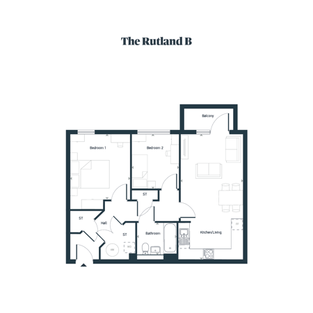 Placesforpeople Portloop Floorplans The Rutland B FP
