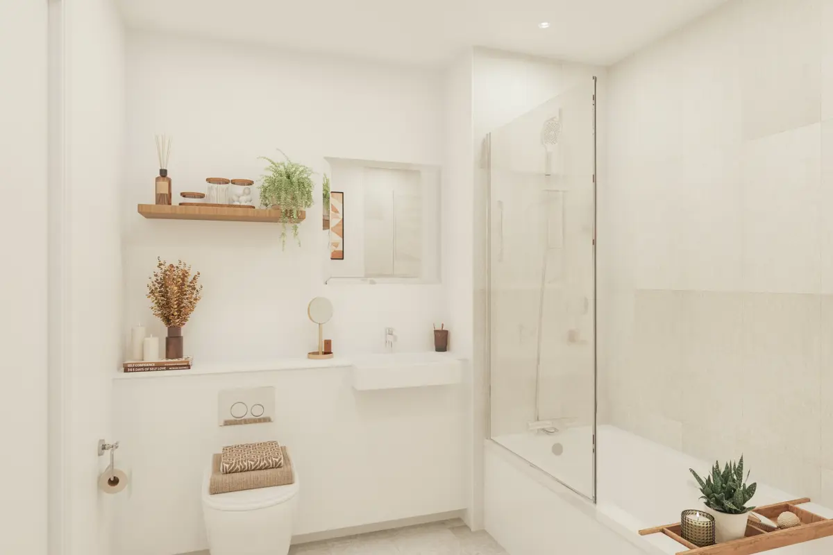 Plot 3070 Beaufort Park Bathroom