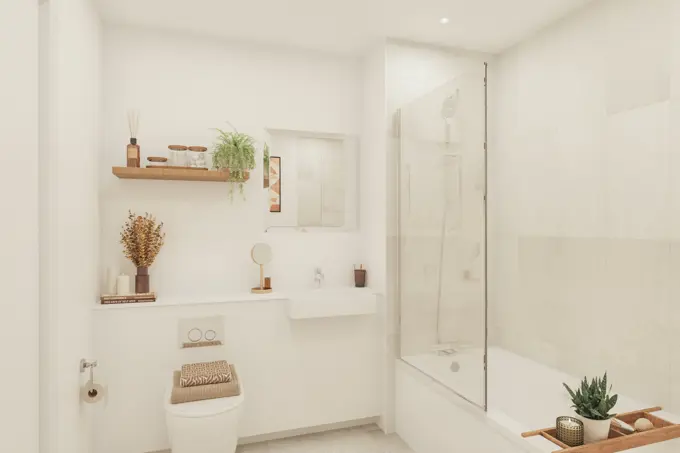 Plot 3070 Beaufort Park Bathroom