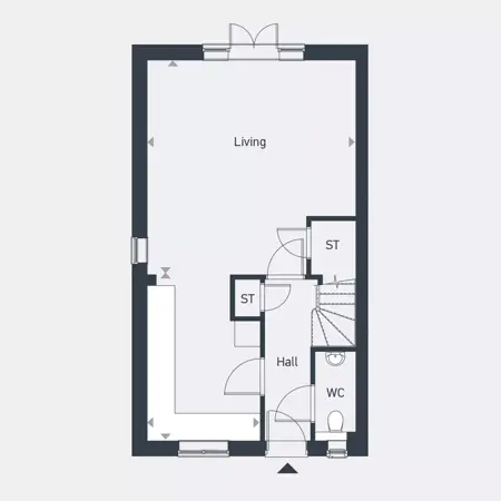 Saxon Floorplan Ground Floor