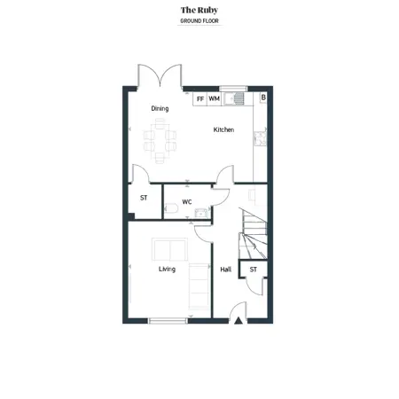 Goldsmith's Green Ruby GF