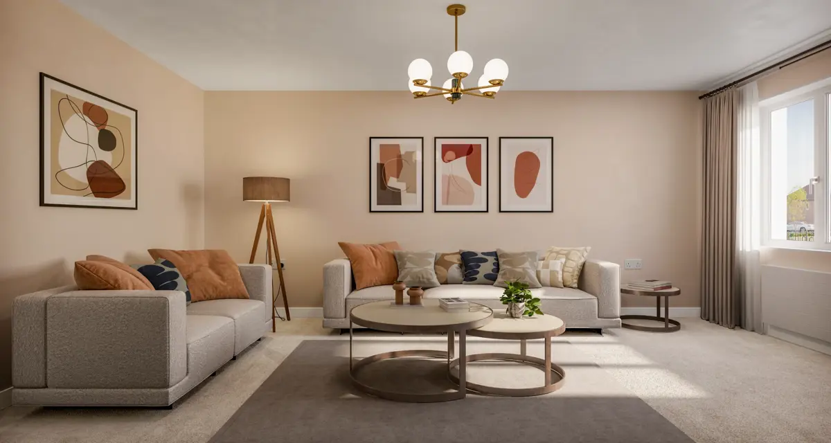 Darwin Manor The Hardwick Living Room