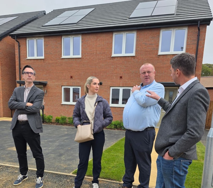 Nairn Davidson, Rosie Wrighting MP, Andy Annetts And Martin Edwards Landscape