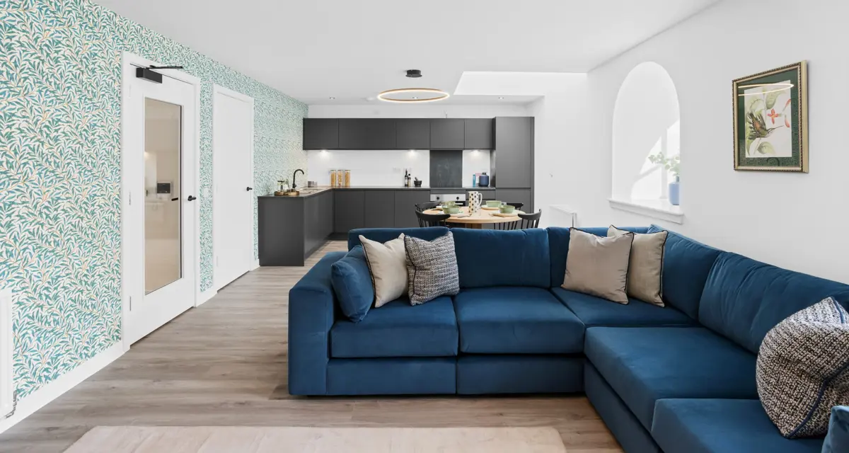 Tram Sheds Edinburgh Kitchen Living1