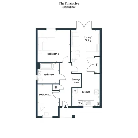 Goldsmith's Green Turquoise GF