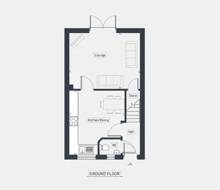 Ground Floor Cornflower Floor Plan