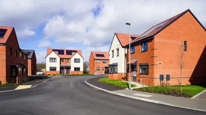 Street Scene At Sherwin Gardens