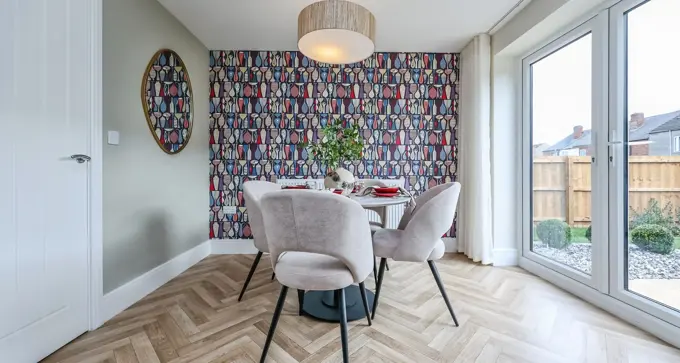 The Pottery Show Home Dining Area