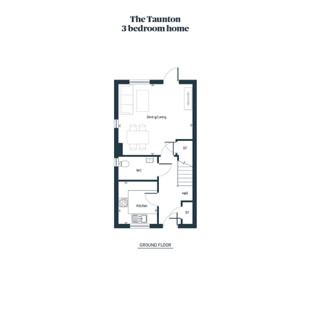 PFP Lower Herne Floorplans The Taunton GF