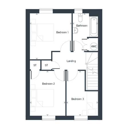 06454 02 The Gwel Houses Floorplans The Tristan FF
