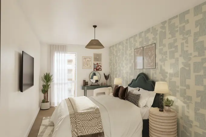 Plot 3070 Beaufort Park Bedroom2